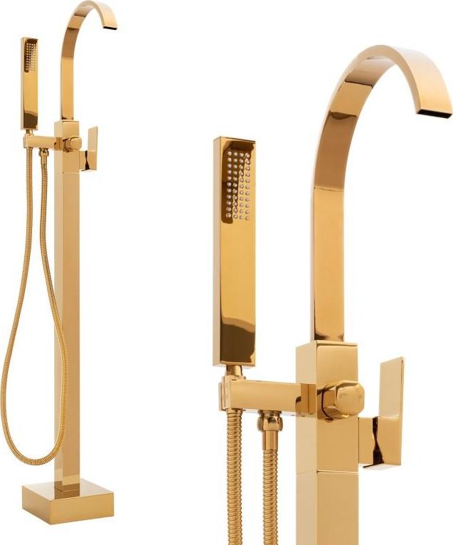 Bateria wannowa YokaHome Yoka wolnostojące złoty