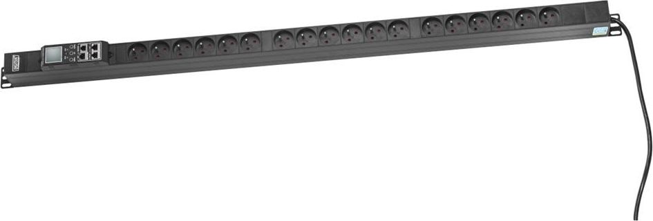 Digitus Listwa monitorująca 16A/250V 18xNF-C61-314 (DN-IP-V-2-18E)