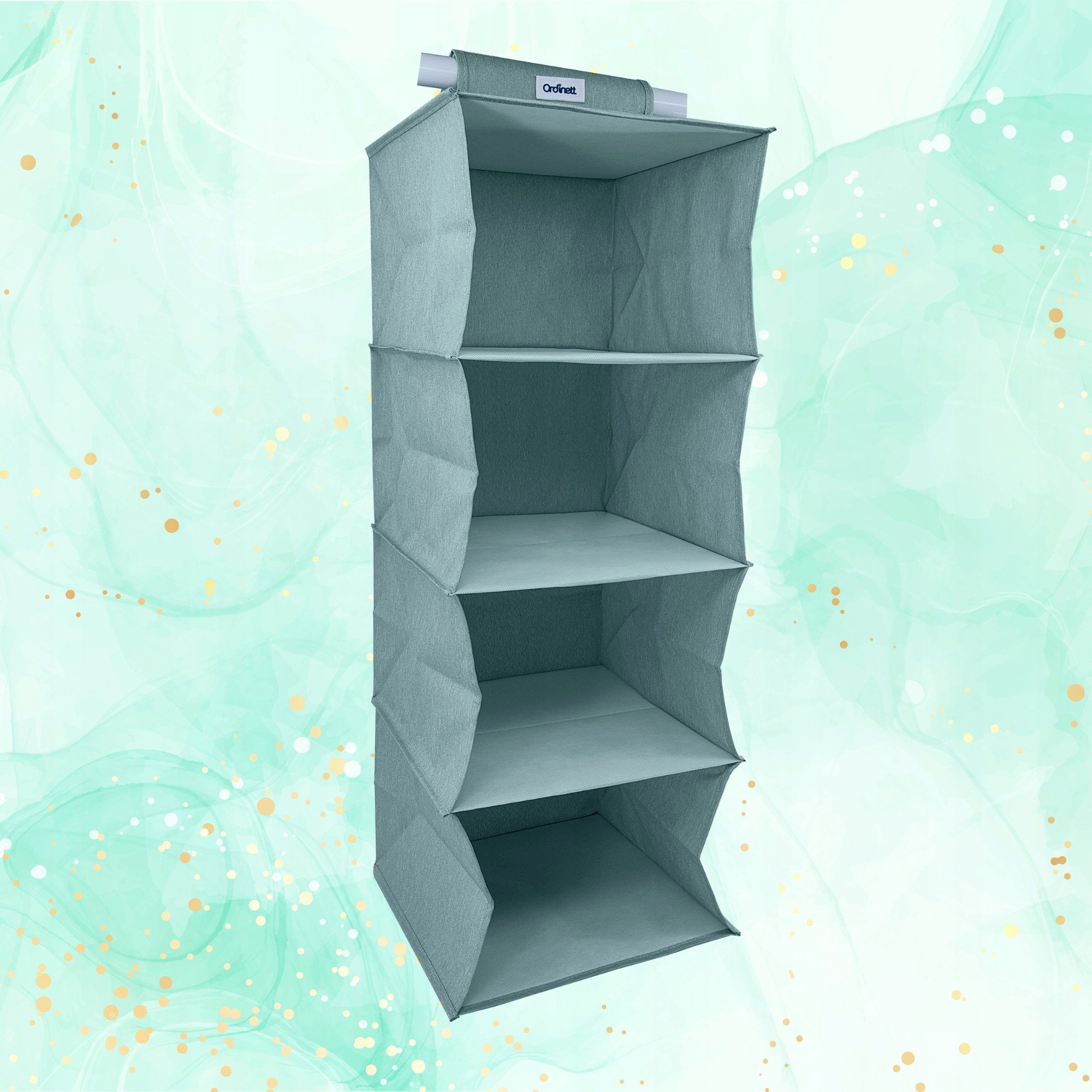 Hanging organizer with 4 shelves 30x30x80cm Mint 8000303317739