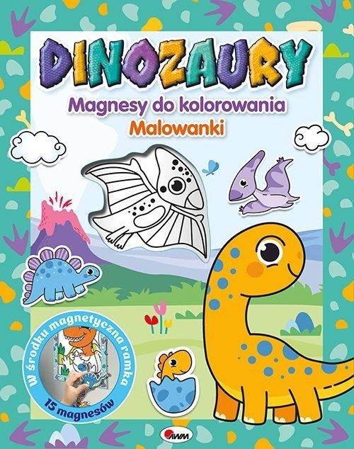 Morex Magnesy do kolorowania Dinozaury 13891