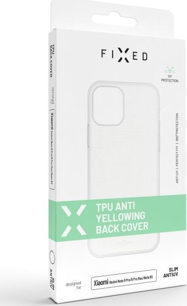 Fixed FIXED Story AntiUV TPU Back Cover for Apple iPhone 16 Pro Max, clear