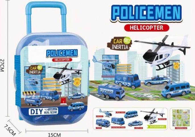 Madej Zestaw policyjny w walizce