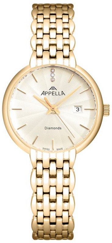 Zegarek damski Appella L32000.1111DQ złoty