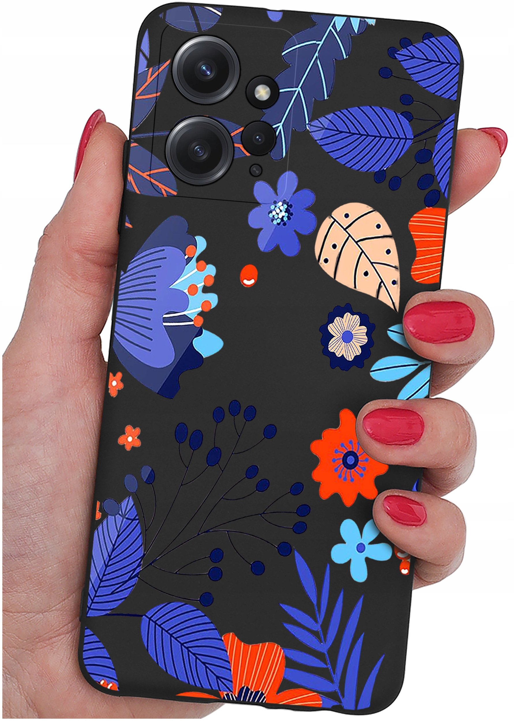 ETUI do Xiaomi Redmi Note 12 4G | WZORY | SILIKONOWE MATT CASE + SZKŁO 9H