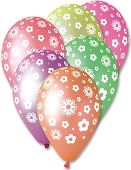 GoDan Balony Premium Kwiatuszki 12"