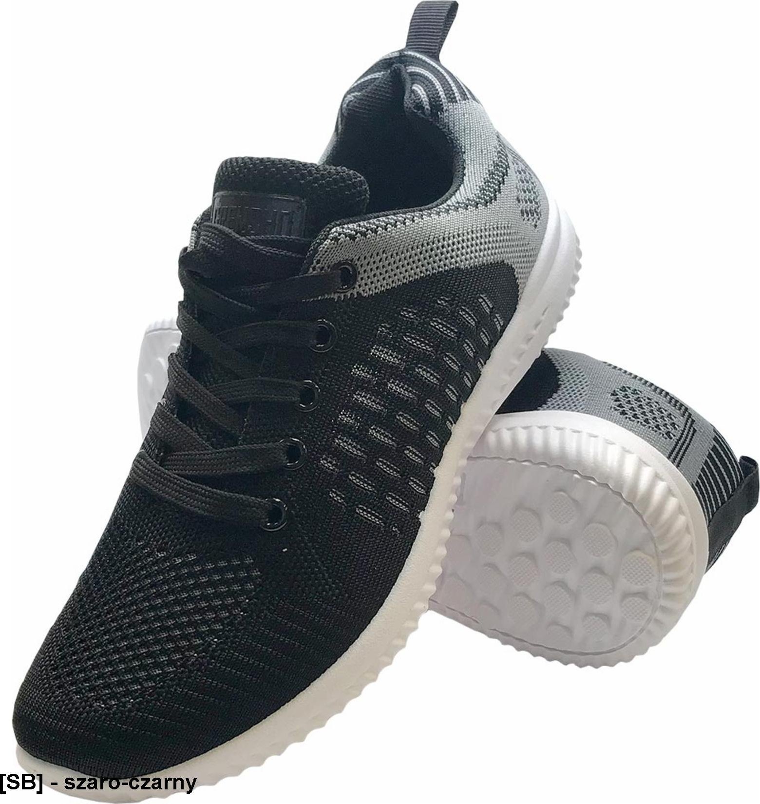 Grensho BSBLAKE - półbuty sznurowane sportowe z materiału tekstylnego 38