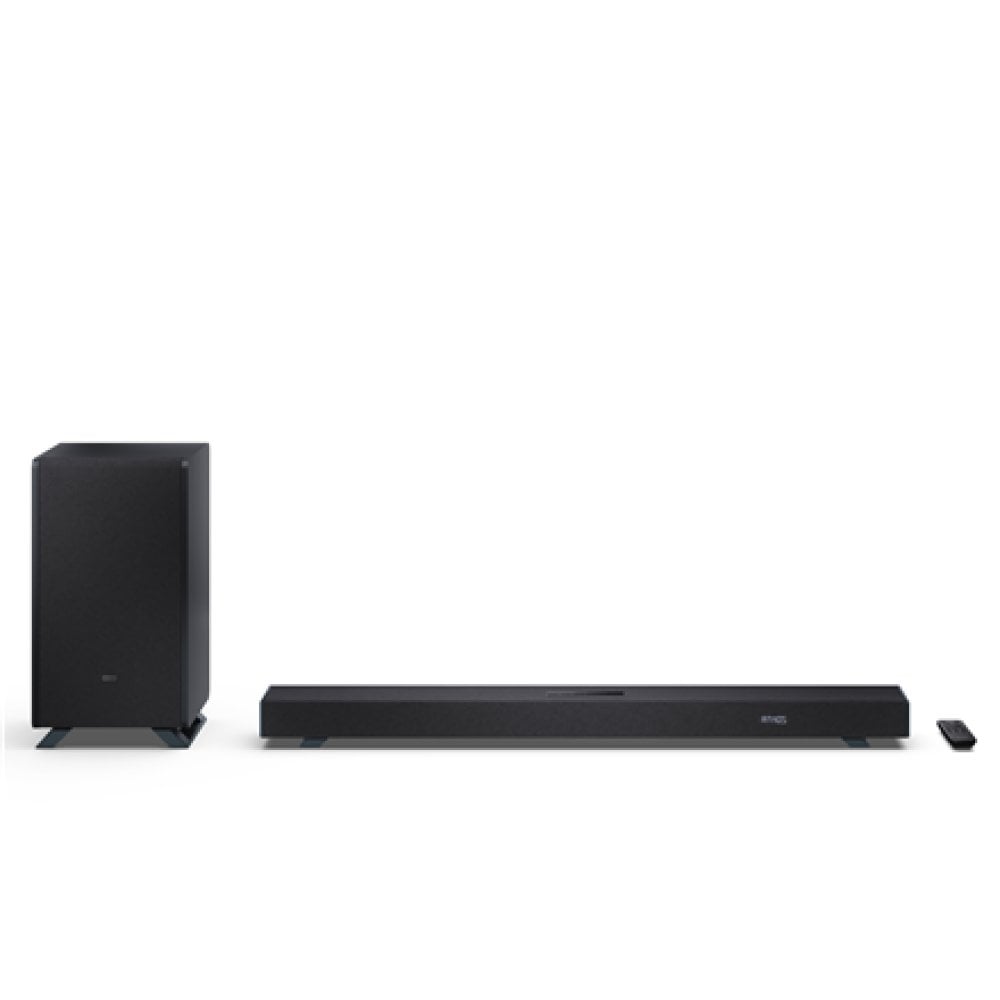 Sharp | 3.1.2 Dolby Atmos/DTS:X Soundbar with Wireless Subwoofer | HT-SBW53121(BK) | 550 W | Bluetooth | Black | Wireless connection