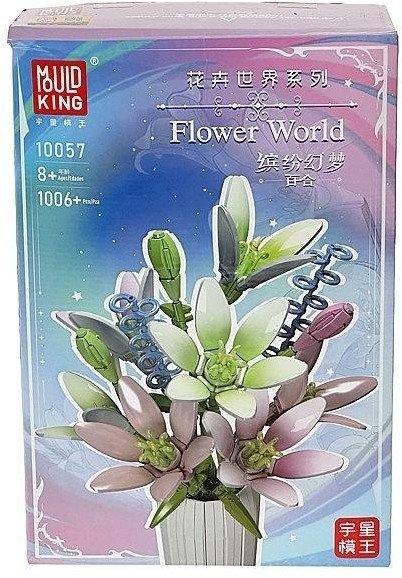 Klocki - kwiaty w wazonie