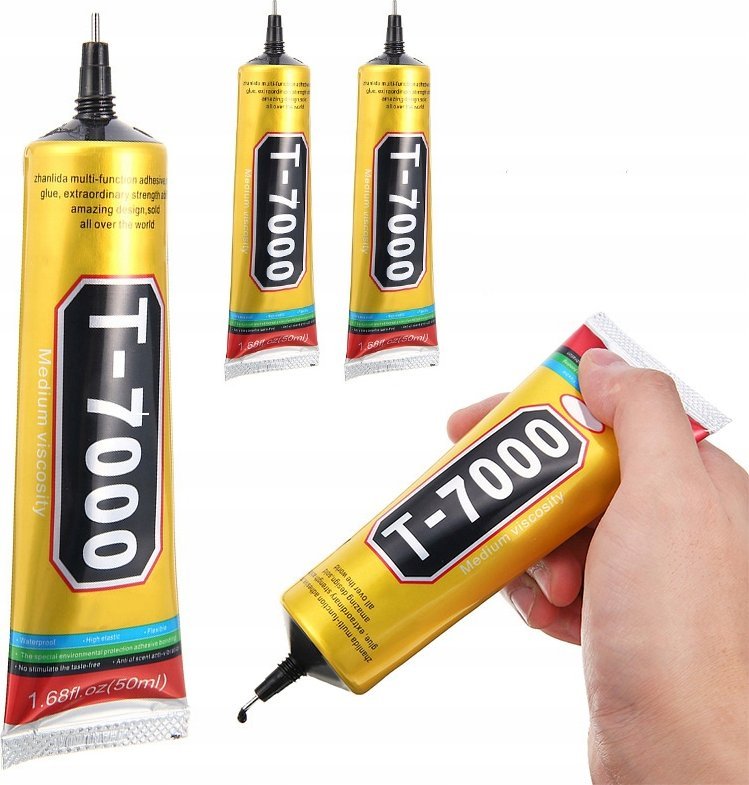 Pistolet do kleju Rosfix 3XKLEJ T7000 SMARTFON TABLET EKRAN DO NAPRAWY 15ML