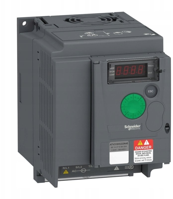 Easy Altivar Przemiennik częstotliwości 310 2.2 kW 3f 380...460V bez filtra EMC IP20 ATV310HU22N4E
