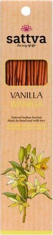 Sattva Natural Indian Incense naturalne indyjskie kadzidełko Wanilia 15szt.