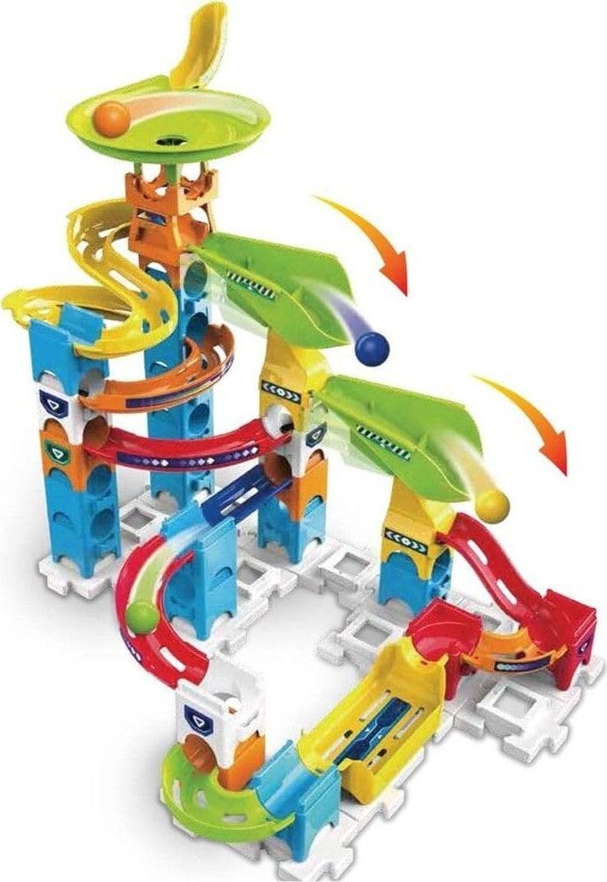 Vtech Vtech Marble Rush Double Drop Set, 47 Pcs