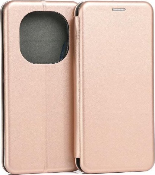 Etui Beline Book Magnetic Xiaomi Redmi Note 14 Pro 5G różowo-złoty/rosegold