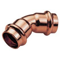 Conex Łuk dwukielichowy 45° Cu B Press 22mm P5041 02200000
