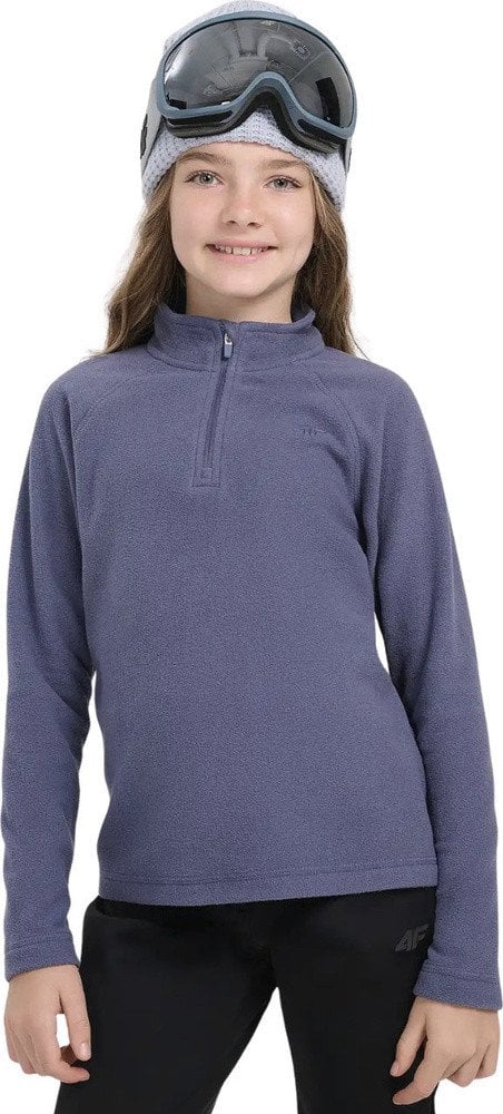 Bluza polarowa dla dziewczynki 4F F060 fioletowa 4FJWAW25UFLEF060 31S 134-140cm