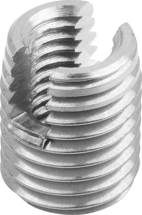 Dedra Gevindindsats, selvskærende med slids, M06, L: 14, rustfrit stål