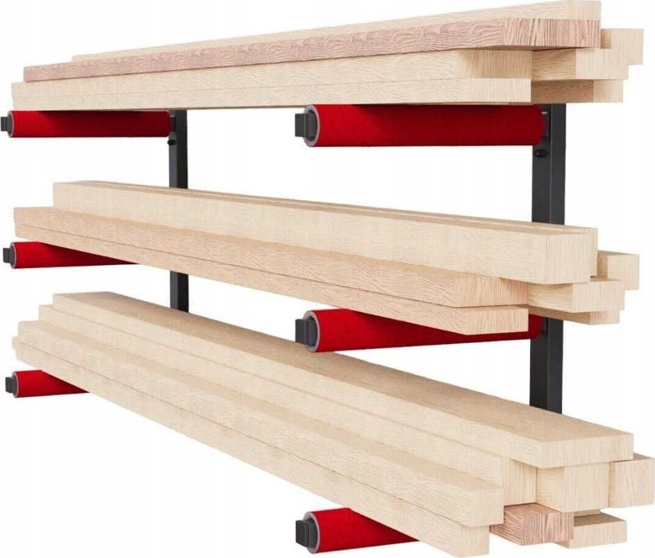 REGAŁ ŚCIENNY NA DREWNO NARTY DESKĘ SNOWBOARD