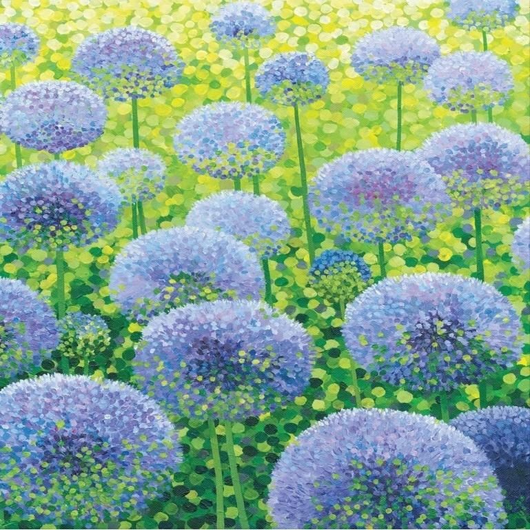 Susan Entwistle Karnet z kopertą Czosnek błękitny