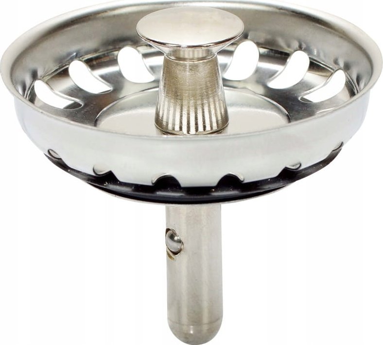 Tycner Korek z sitkiem do zlewu 50 mm Chrom