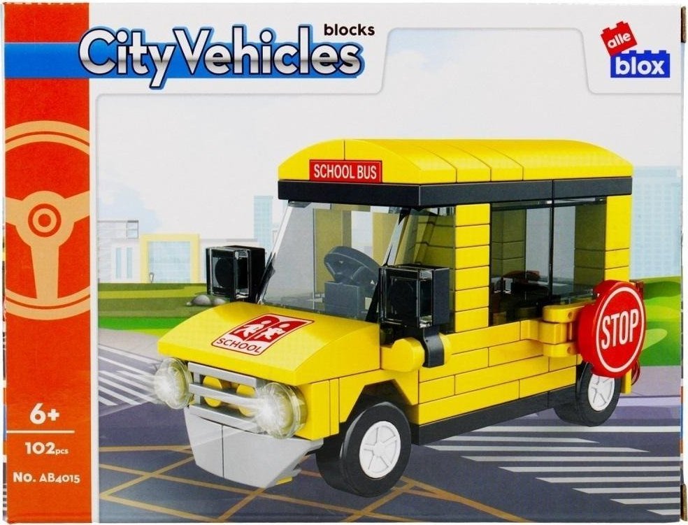 ALLEBLOX Klocki konstrukcyjne City 102 elementy ALLEBLOX