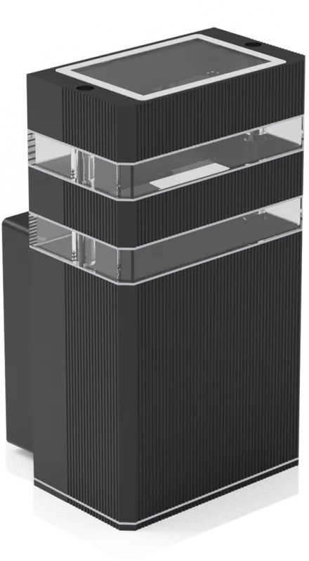 ECO-LIGHT Kinkiet Vini 1XGU10 IP54 Czarny Wysokiej Jakości Wydajna Lampa