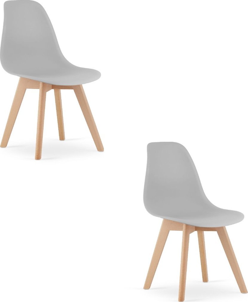 Leobert Krzesło KITO - szare x 2