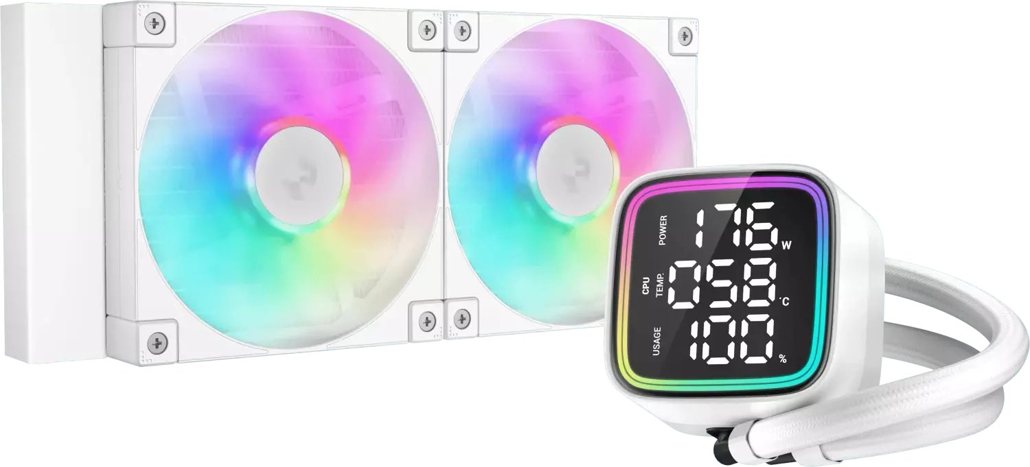 Chłodzenie wodne Deepcool LD240 WH (R-LD240-WHDMMN-G-1)