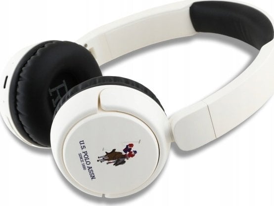 US Polo słuchawki nauszne Bluetooth USHPV6PUNH biały/white DH Color Logo