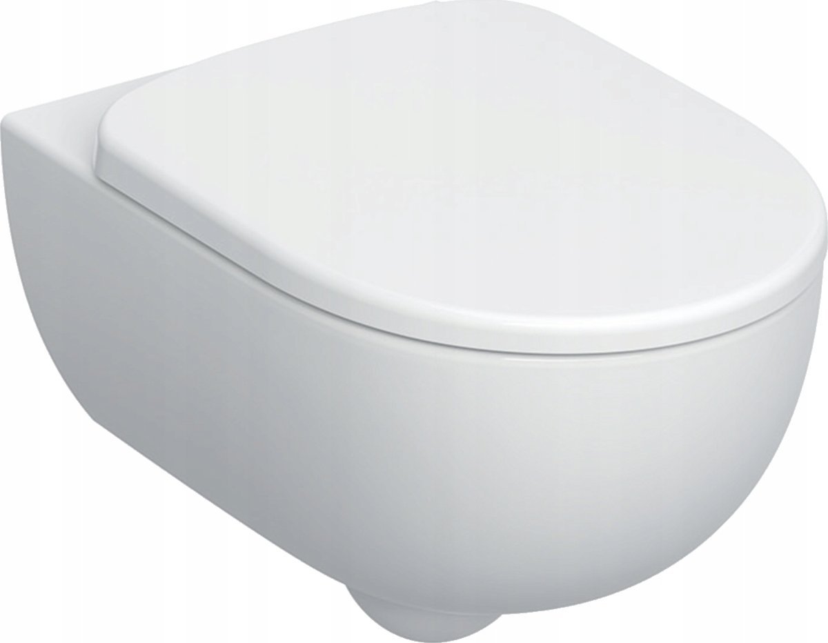 Miska WC 501.991.00.1 / GEBERIT / SELNOVA PREMIUM / ZESTAW MISKA RIMFREE B36 H38 T53 Z DESKĄ DUR. MOCOWANIE OD GÓRY