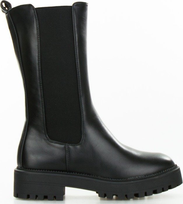 Wolski Botki sztyblety wysokie czarne-37