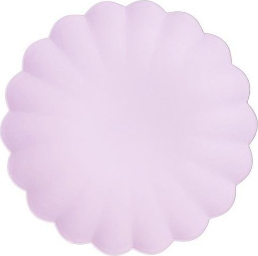 Talerzyki plastikowe fioletowe 22x22cm 4szt