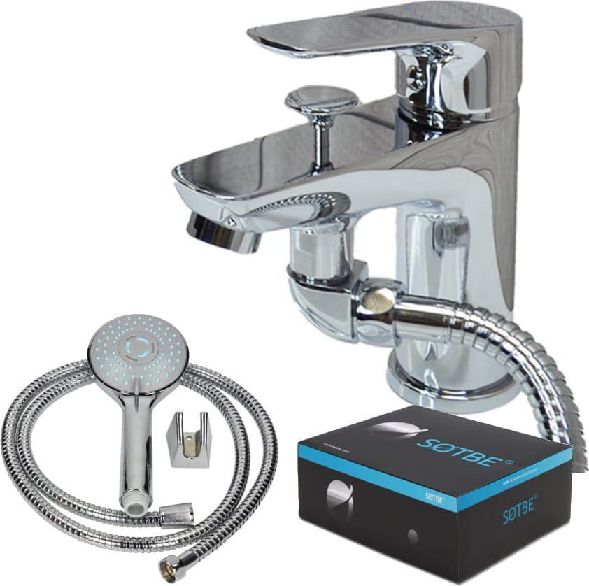 Bateria wannowa Sotbe Inari 1-otworowe chrom (INA-BS1-50228233)