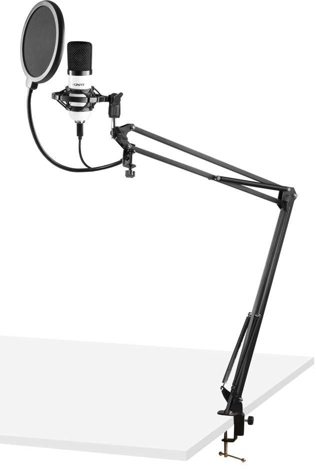 Zestaw mikrofonowy studyjny CMS300W USB biały one size