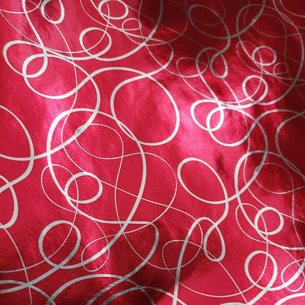 Fastima Papier świąteczny do pakowania 57cmx2m 2m559 czerwony