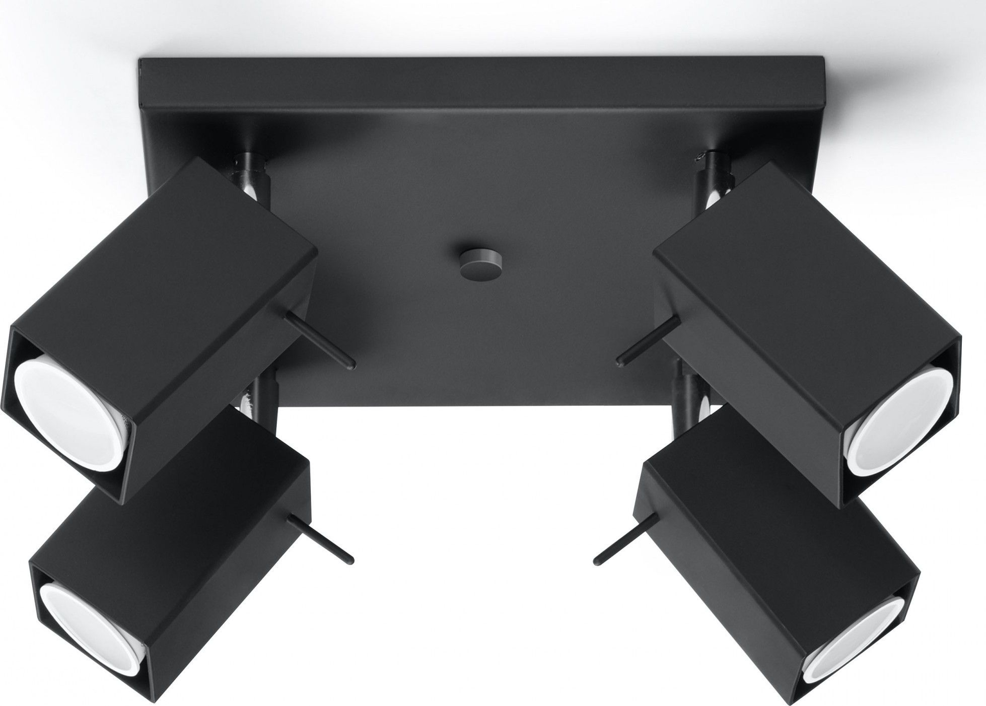 Lampa sufitowa Lumes Kuchenny plafon LED E789-Merids - czarny