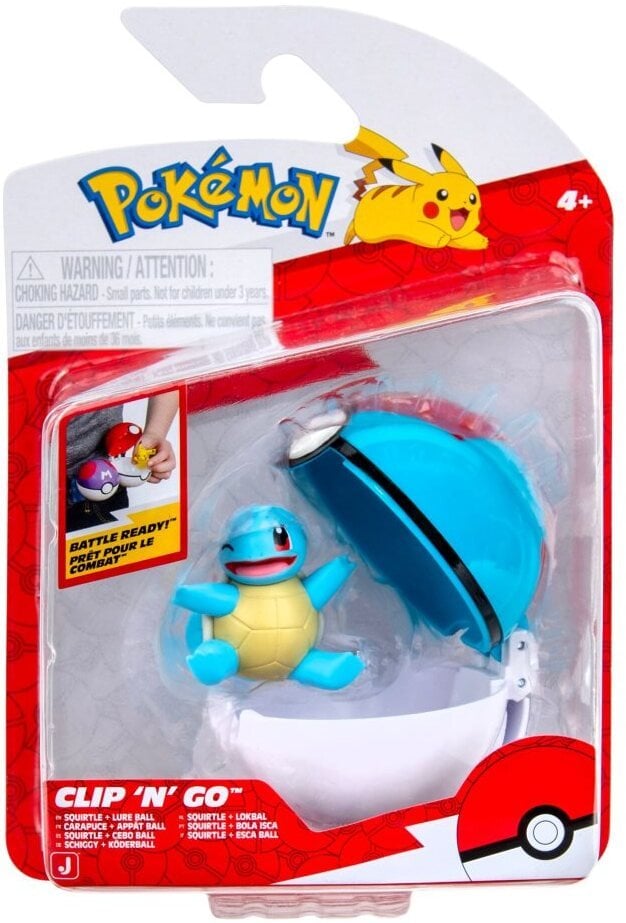 POKEMON CLIP N GO SQUIRTLE WITH LURE BALL