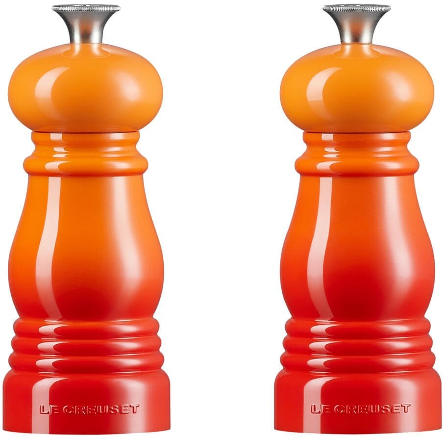 Le Creuset Salt and Pepper Mill Set 11cm Orange 0630870165624
