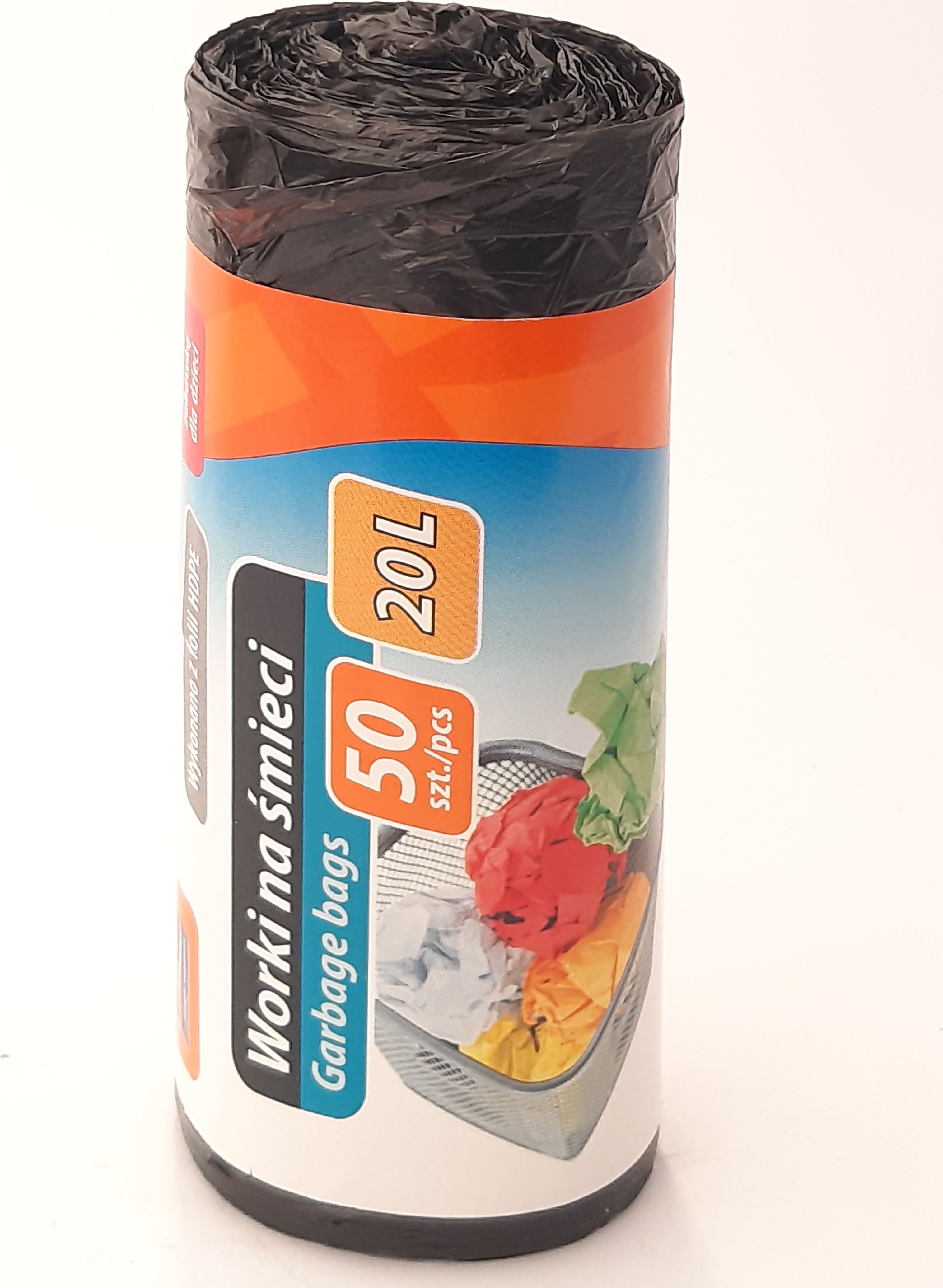 Ravi Worki na śmieci 20L 45x50cm 50szt.HDPE