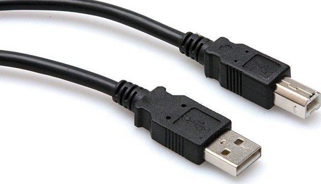 Kabel USB Hosa USB-A - USB-B 3 m Czarny (USB-210AB)