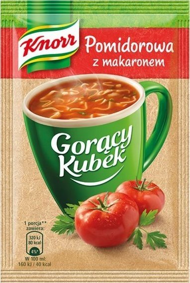 KNORR Knorr Gorący kubek pomidorowa z makaronem 19 g