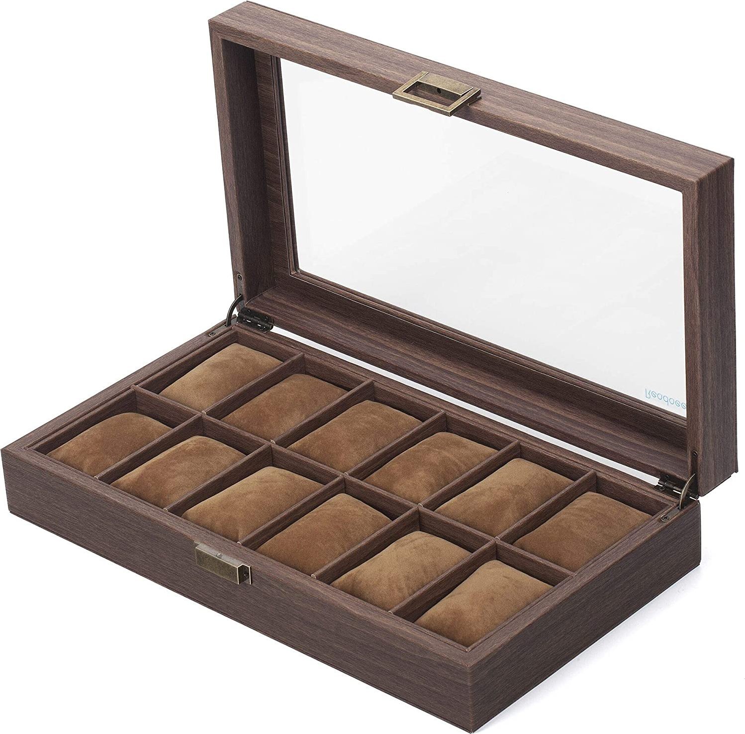 PUDEŁKO ETUI ORGANIZER SZKATUŁKA KASETKA KUFEREK NA ZEGARKI 12szt G15