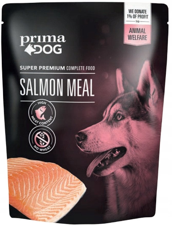 PRIMADOG SALMON MEAL 260 G. POUCH