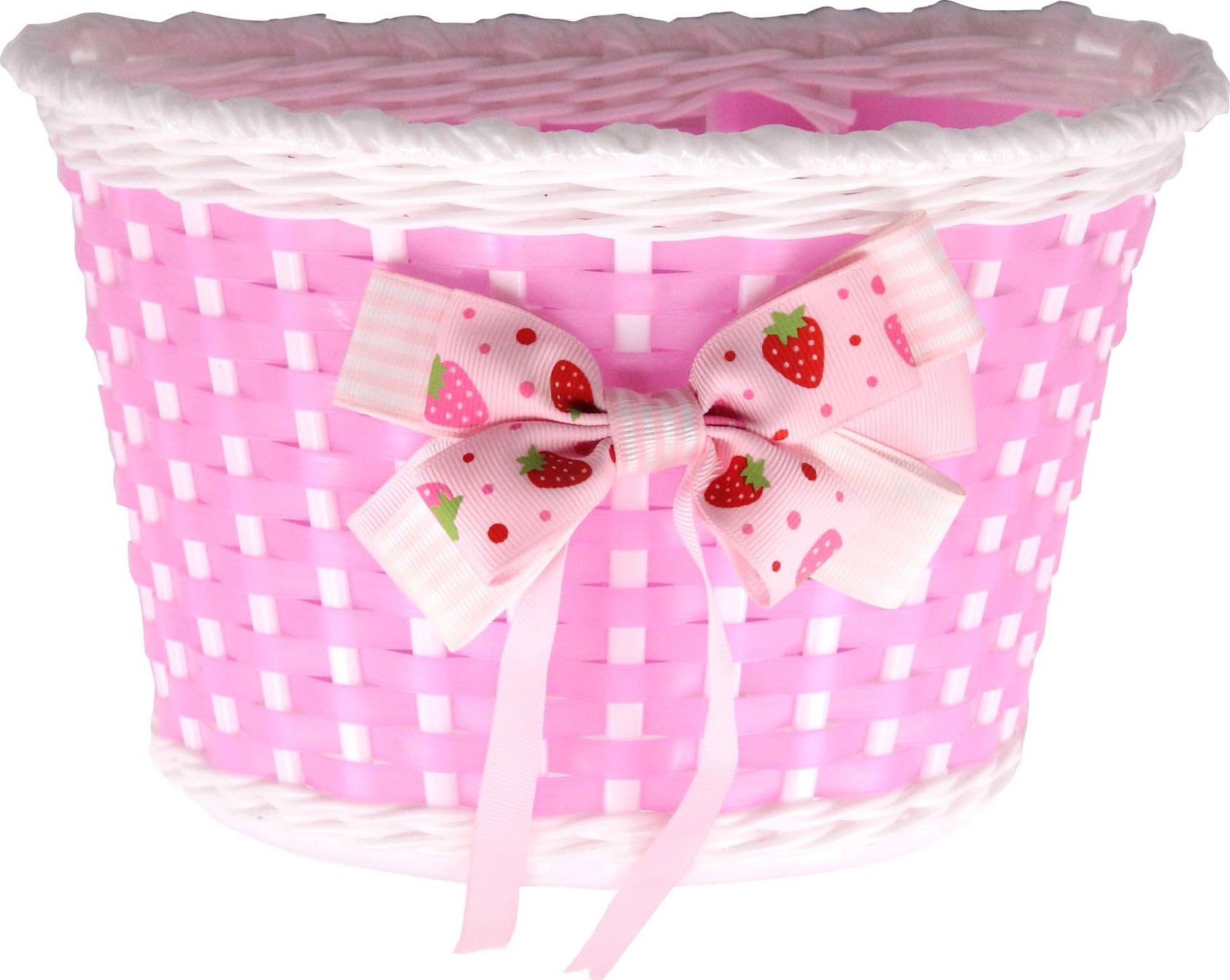 Verso Kosz dziecięcy 12-16" różowy z kokardą Uniwersalny