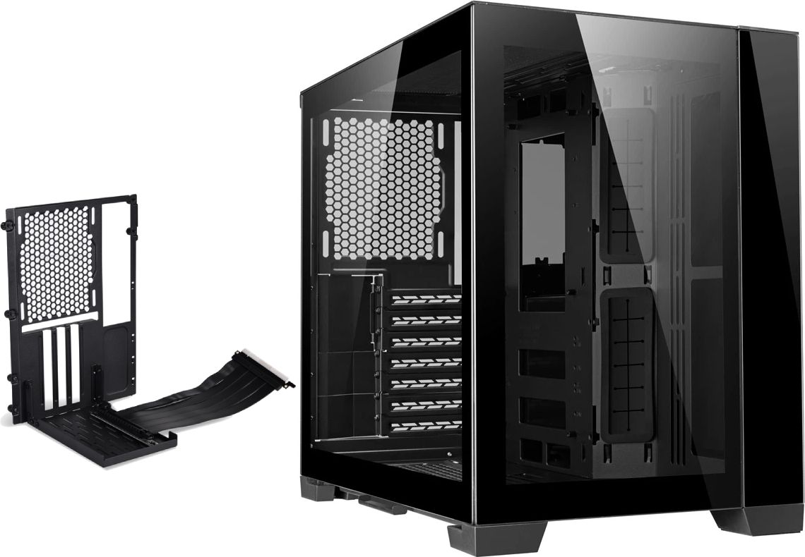 Obudowa Lian Li O11 Dynamic Mini Czarna + Mini Riser Card PCIe 4.0