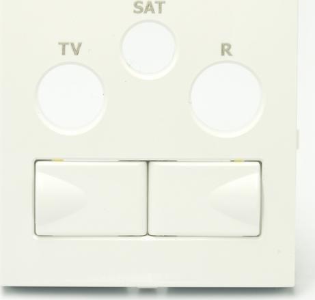 Efapel EFAPEL BASE ELEMENT CENTRALNY DO GNIAZDA MULTIMEDIALNEGO BIAŁY 90773 TBR