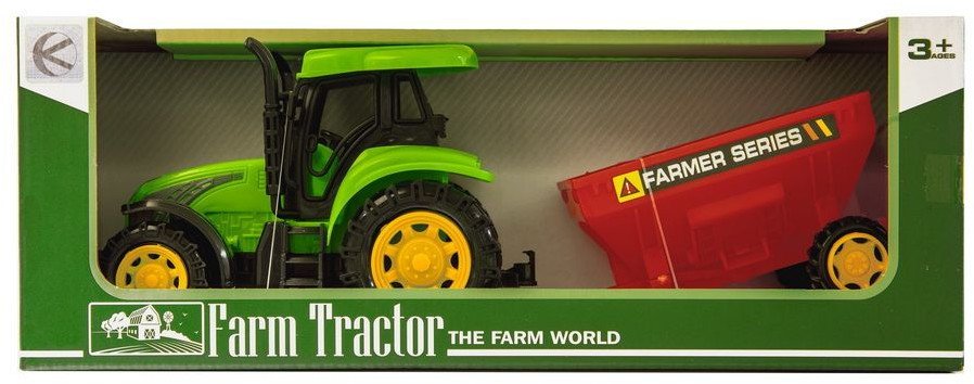 Traktor z przyczepą