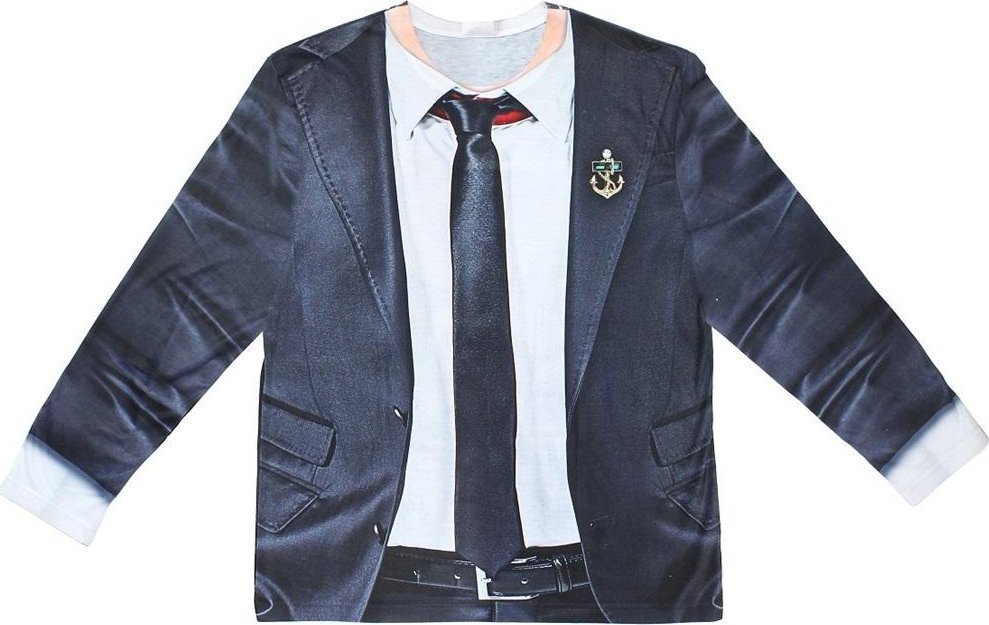 Koszulka z nadrukiem W garniturze rozm. L