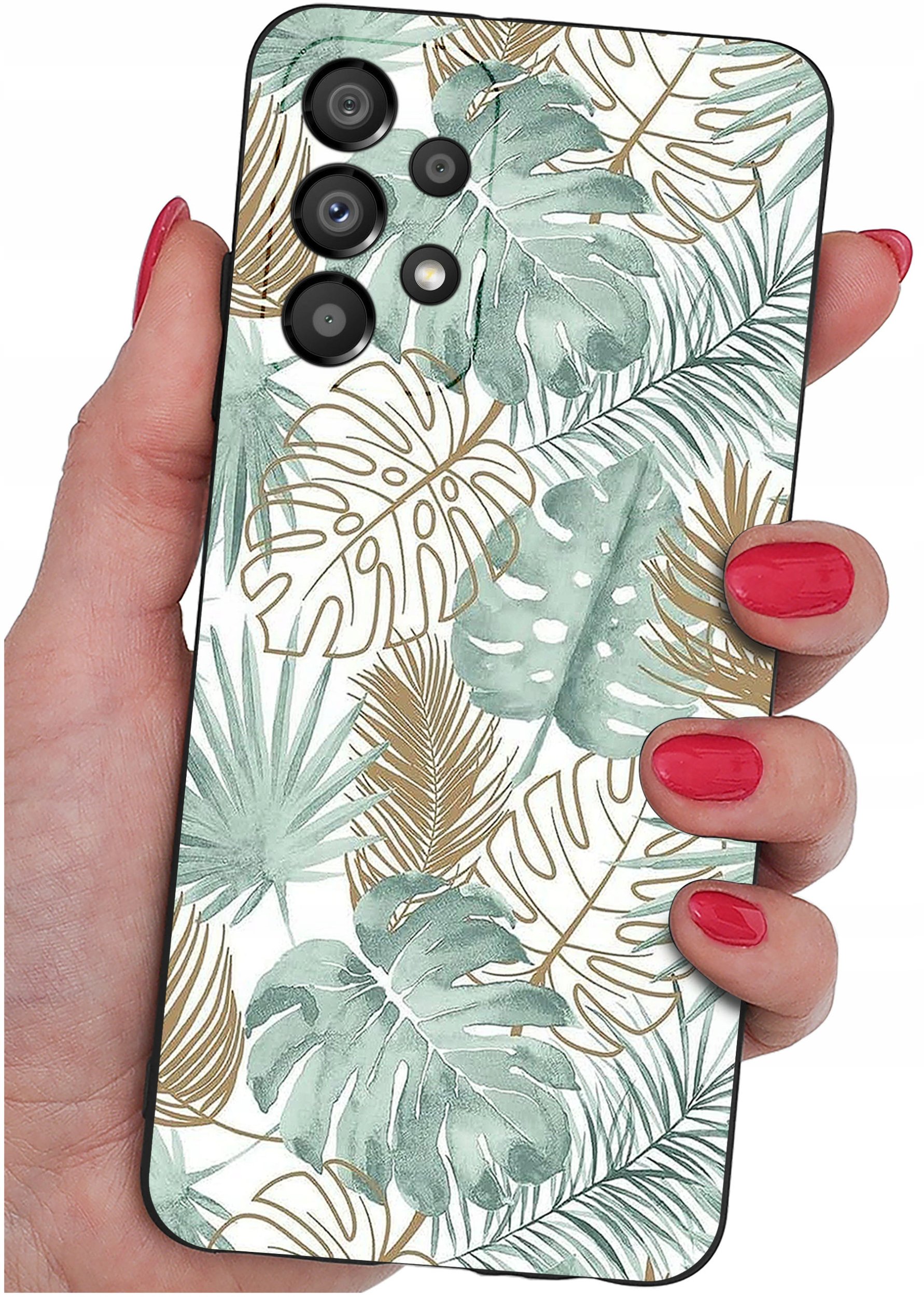 Etui do Samsung Galaxy A33 5G WZORY |SILIKONOWE MATT CASE + SZKŁO 9H