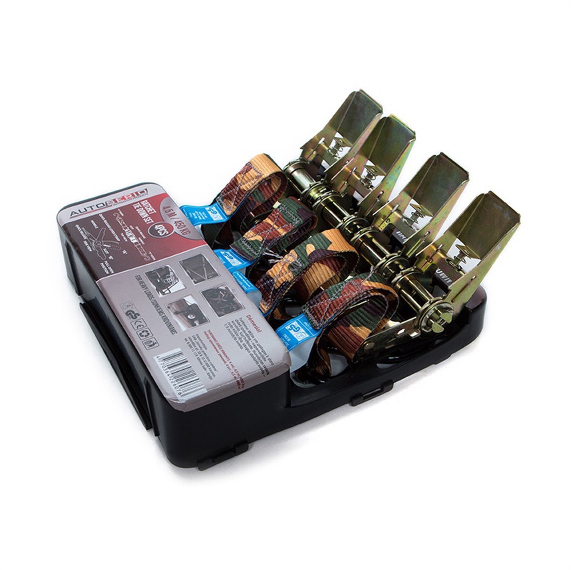 RATCHET TIE DOWN XH-RB011 450KG 4,5M 4PC