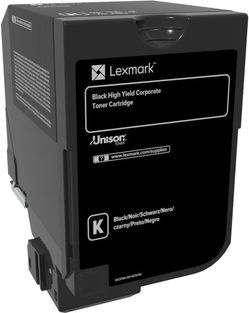 Toner Lexmark 74C2HKE Black Oryginał (74C2HKE)
